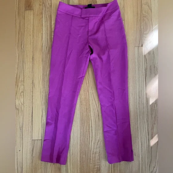Smythe Wool-blend Fuchsia Pants - Picture 2 of 5